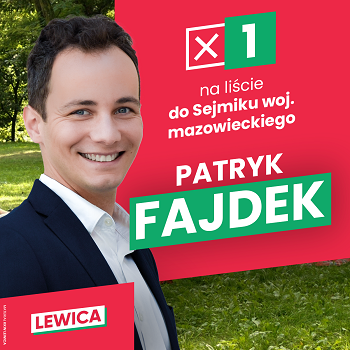 Patryk Fajdek wzór kandydat a